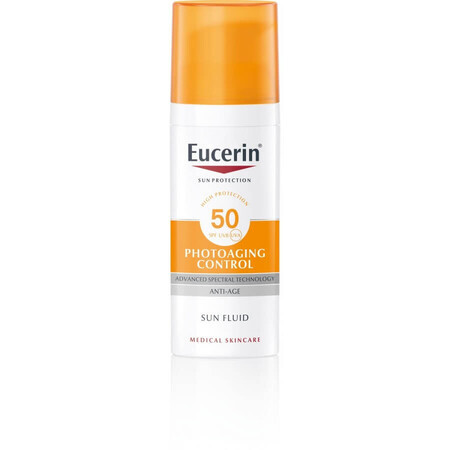 Eucerin Photoaging Control Emulsion solaire anti-rides SPF 50+, 50 ml