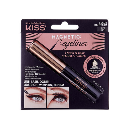Eye-liner magnétique pour faux cils, 5 g, Kiss