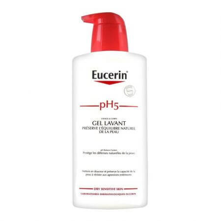 Eucerin pH5 Gel nettoyant pour le corps, 400 ml