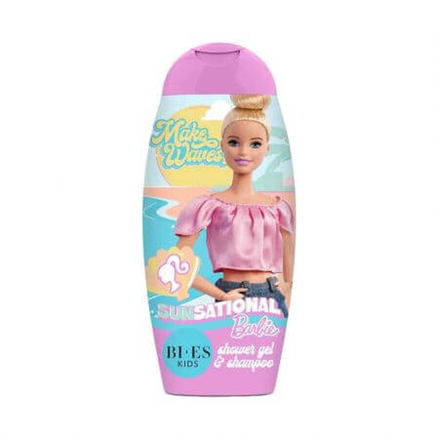 Gel doccia e shampoo Sunsantional Barbie, 250 ml, Bi-Es