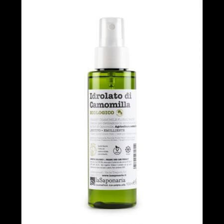 Calming organic chamomile hydrosol, 100 ml, La Saponaria