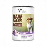 Wet food with duck meat for dogs Raw Paleo Puppy, 400 g, VetExpert