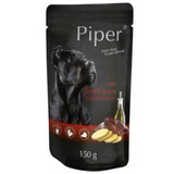 Hundenassfutter mit Rinderleber und Kartoffeln, 150 g, Piper