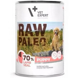 Nourriture humide pour chiens avec agneau et veau Raw Paleo, 400 g, VetExpert