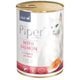 Wet food with salmon for sterilized cats, 400 g, Piper