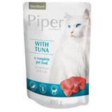 Wet food with tuna for sterilized cats, 100 g, Piper