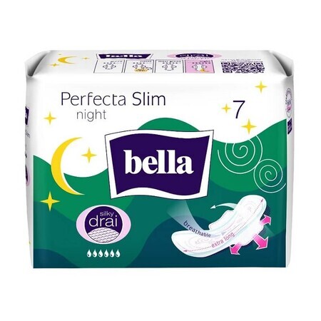 Absorbants de nuit Perfecta Ultra, 7 pièces, Bella