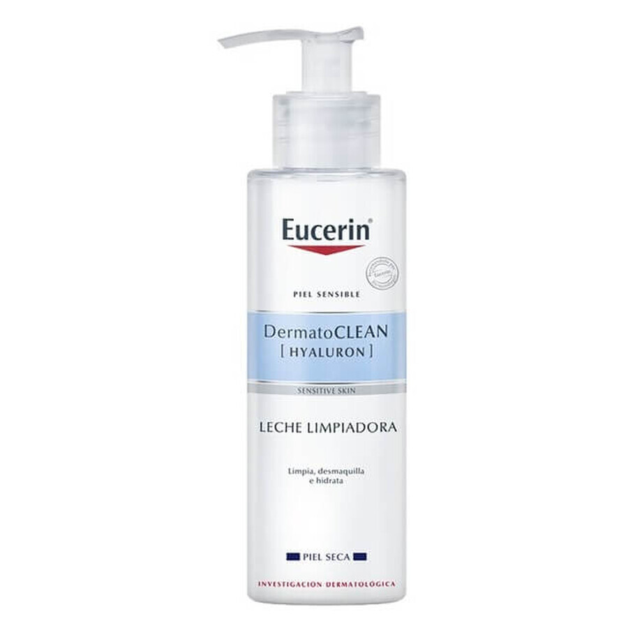 DermatoClean latte detergente viso, 200 ml, Eucerin