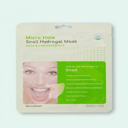 Masque à l'hydrogel d'escargot, 28 g, Beauugreen