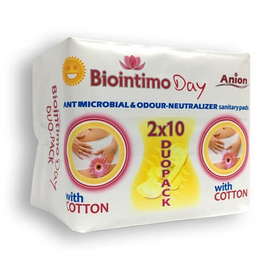 Absorbants Biointimo Day duo-pack, 20 pièces, Denticare-Gate Kft