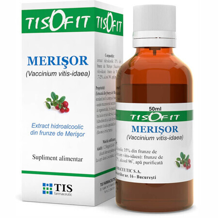 Tisofit Extrait de Canneberge, 50 ml, Tis Farmaceutic