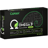 Oméga 3+, 30 gélules, Canah
