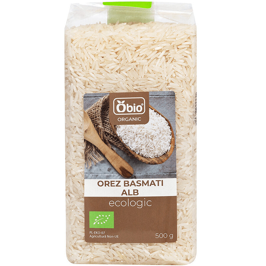 Weißer Bio-Basmati-Reis, 500 g, Obio