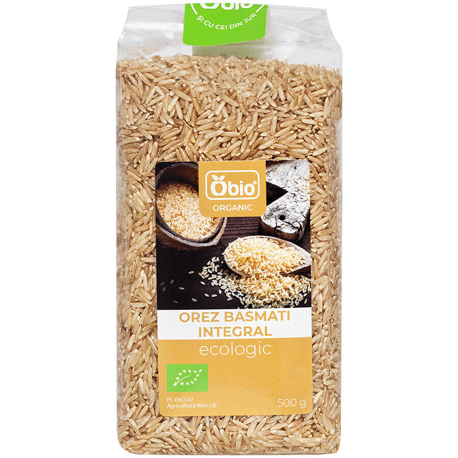 Bio-Vollkorn-Basmati-Reis, 500 g, Obio