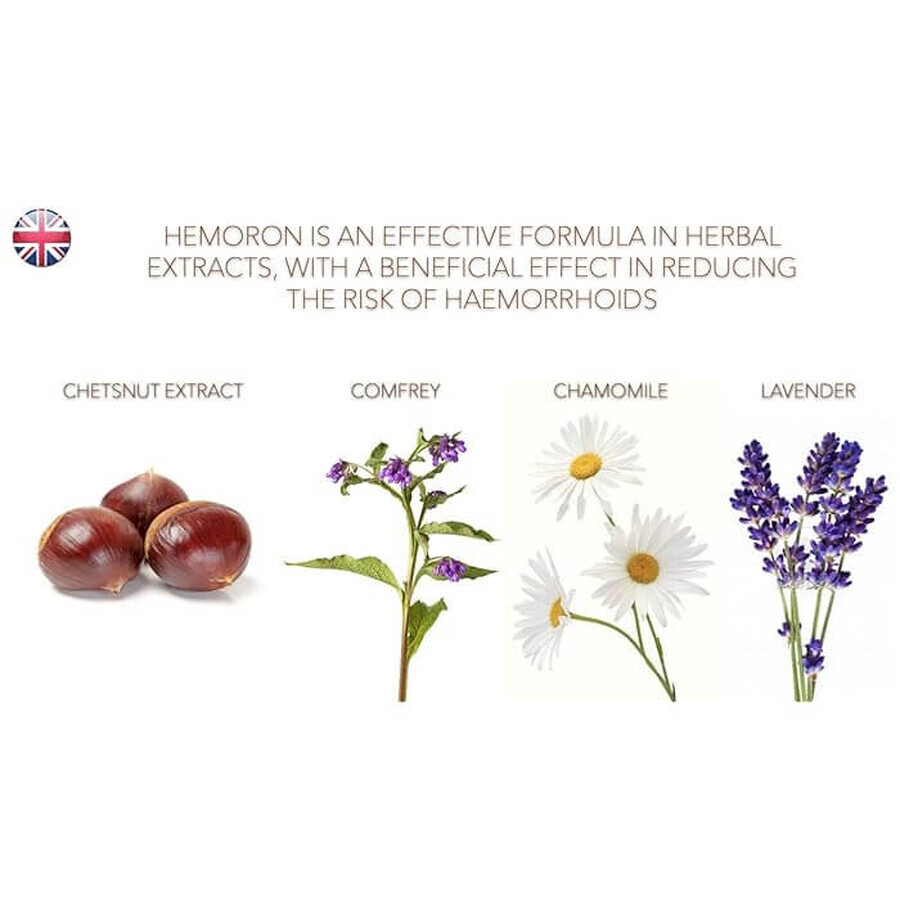 Confezione Hemoron, 40 capsule + Hemoron Gel, 100 ml, FarmaClass