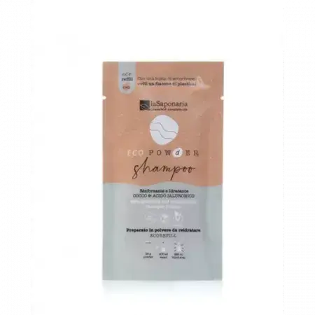 Shampoo-Pulver zur Befeuchtung und Stärkung, 25 g, La Saponaria