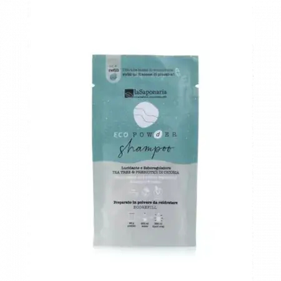 Shampoo in polvere schiarente e regolatore del sebo, 25 g, La Saponaria