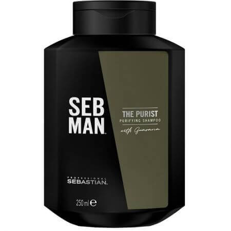 Shampoing purifiant antipelliculaire The Purist, 250 ml, Seb Man