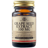 Extrait de pépins de raisin 100 mg, 30 gélules, Solgar