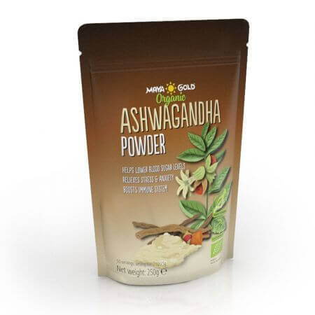 Ashwagandha Bio powder, 250 g, Maya Gold