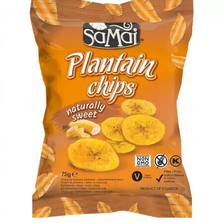 Banana chips, 75 g, SaMai