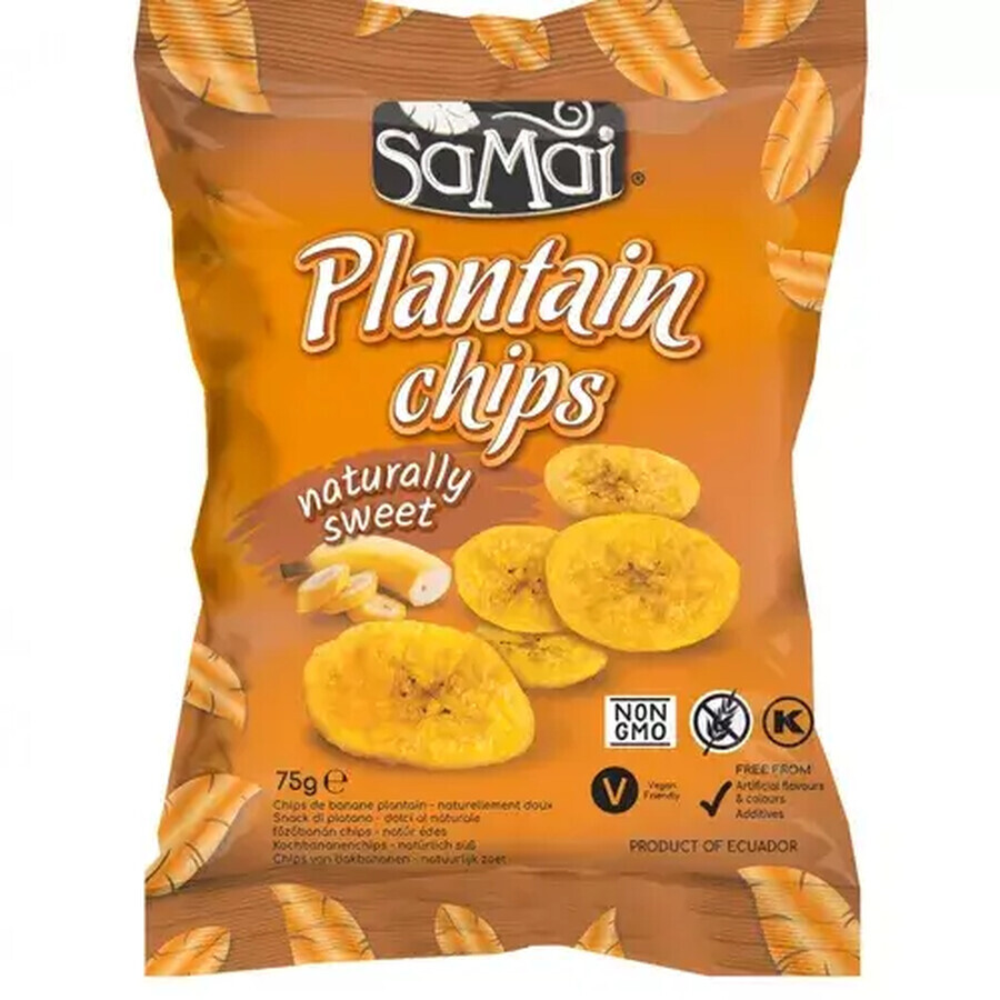 Banana chips, 75 g, SaMai