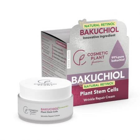 Crème anti-rides réparatrice Bakuchiol, 50 ml, Cosmetic Plant