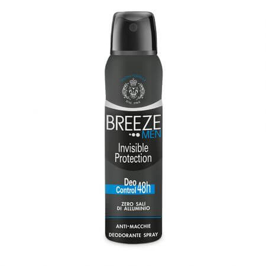 Déodorant en spray pour hommes Invisible Protection, 150 ml, Breeze