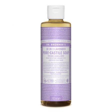 Castilia Lavendel 18 in 1 Flüssigseife Magic, 240 ml, Dr. Bronner's