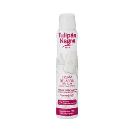 Jabon Negro Crema Spray, 200 ml, Tulipano