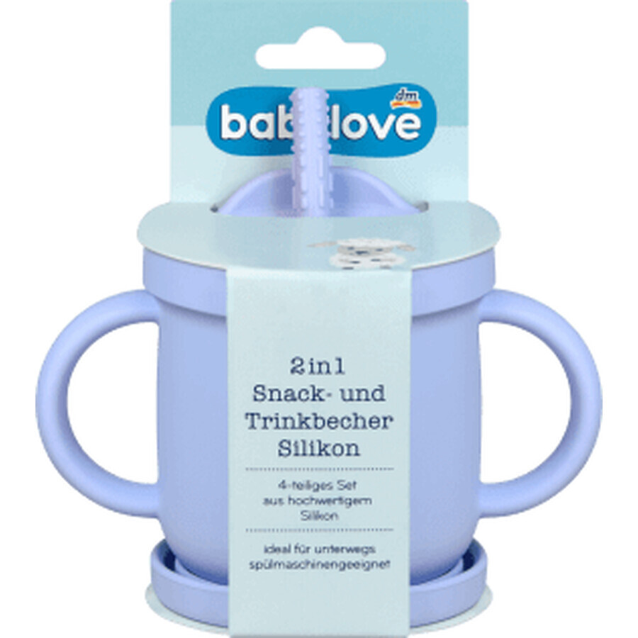 Babylove 2-in-1 Snack and Drinking Cup Set, 1 pc