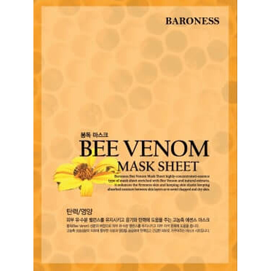 Baronessa Maschera viso al veleno d'api, 1 pz