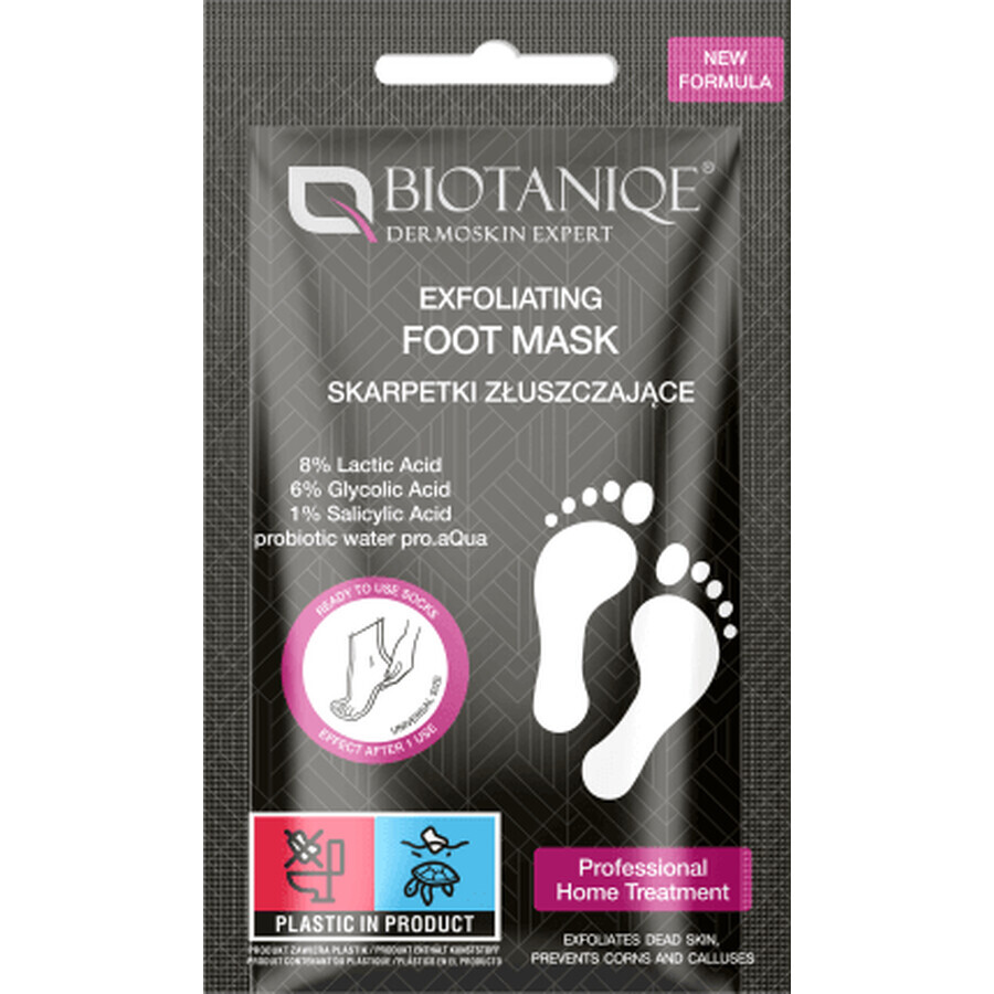 Biotanique Masque exfoliant pour les pieds, 1 pc