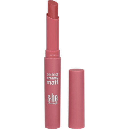 She color&style Rossetto matita cremosa opaca perfetta 336/003, 2 g