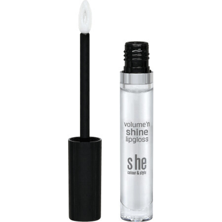 She colour&style Volume'n shine lip gloss 340/001, 5,2 g