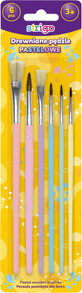 Pinceaux pastel Strigo, 6 pcs