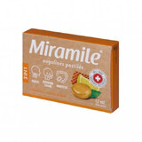 Miramile Comprimés pour la gorge au citron et au miel, 12 comprimés, Pharma 1 Science