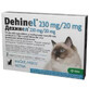 Dehinel antiparasitaire interne pour chats, 230 mg/20 mg, 2 comprim&#233;s pellicul&#233;s, KRKA