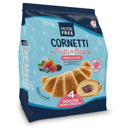 Croissant senza glutine ai frutti di bosco, 240g, Nutrifree