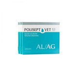 Sterile dressing with alginate and silver Polisept Vet Al/Ag, 3 pieces of dressing, JM Sante