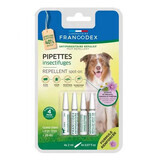 Antiparasitaire répulsif géraniol pipettes répulsives pour chiens de plus de 20 kg, 4 X 2 ml, Francodex