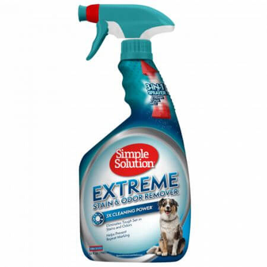 Extreme anti-stain and odor solution for dogs, 945 ml, Simple Solution