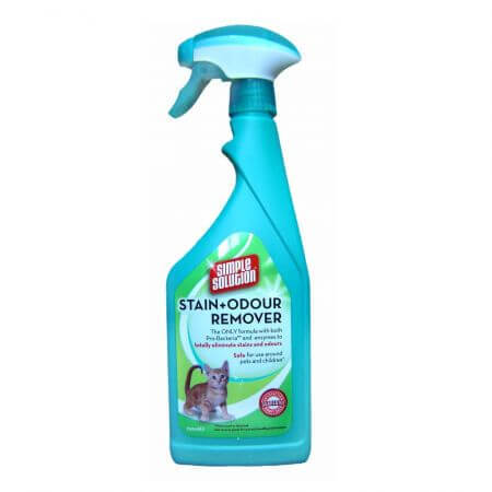 Anti-stain and odor solution for cats Stain and Odor Remover, 750 ml, Simple Solution