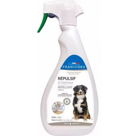 Indoor repellent spray for dogs, 650 ml, Francodex