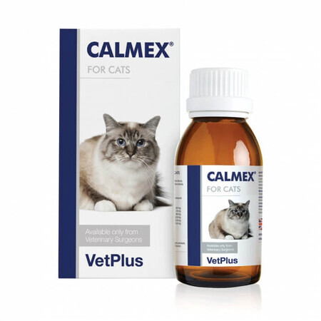 Supplément calmant pour chats Calmex Cat, 60 ml, VetPlus