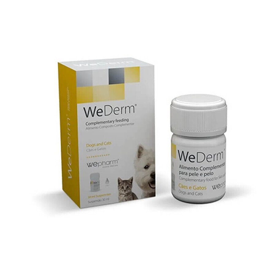 Supplement against dermatological conditions for dogs and cats WeDerm, 30 ml, WePharm