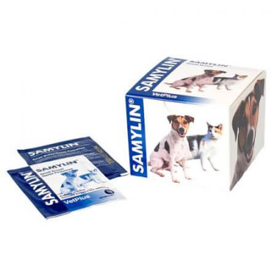 Nutritional supplement for dogs and cats <10 kg Samylin Small Breed, 30 sachets, VetPlus