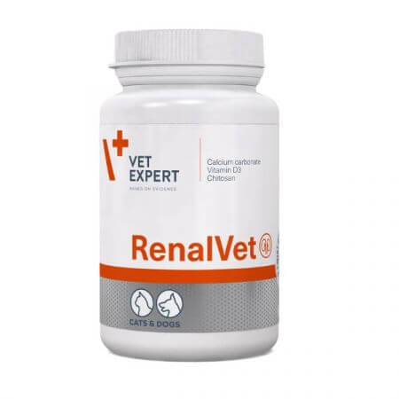 Renal supplements for dogs and cats RenalVet Twist Off, 60 capsules, VetExpert