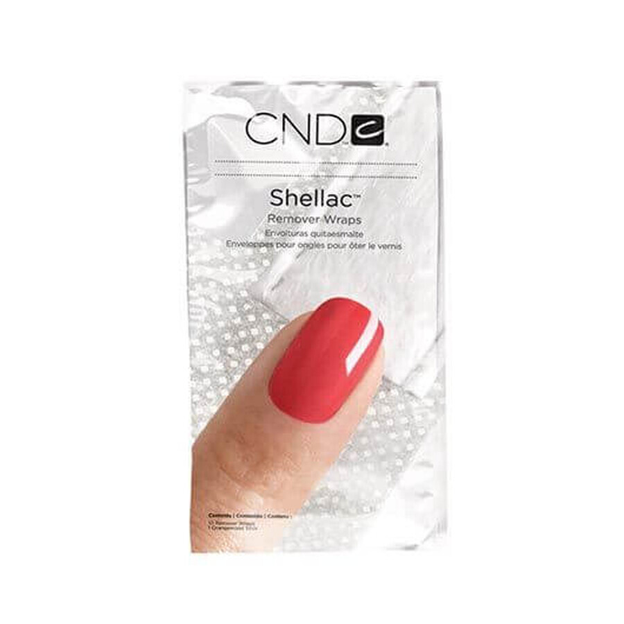 CND Shellac Remover Wraps Foil 100pcs