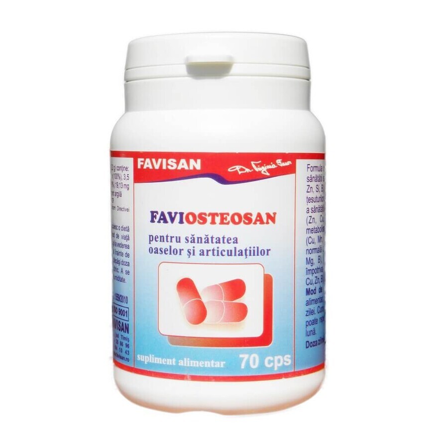 Faviosteosan, 70 gélules, Favisan